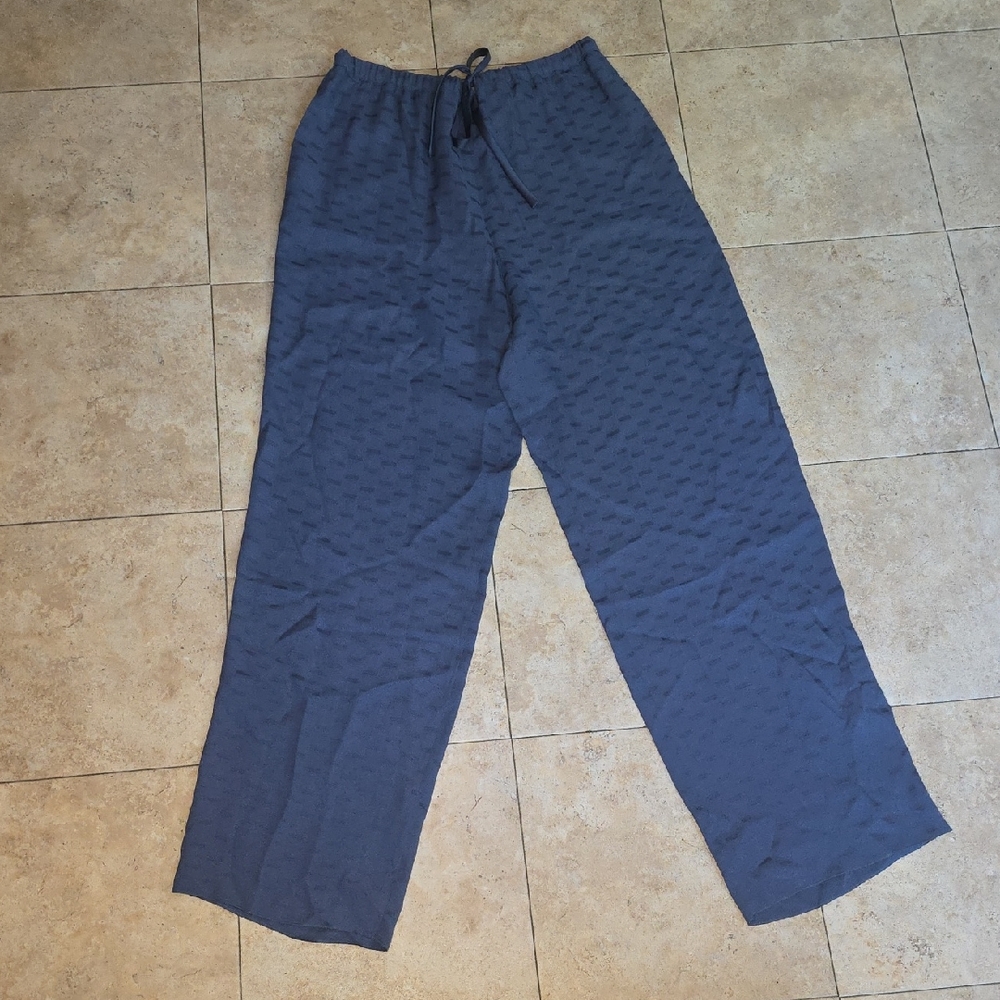 Emporio Armani Men's Navy Drawstring PJ Pants